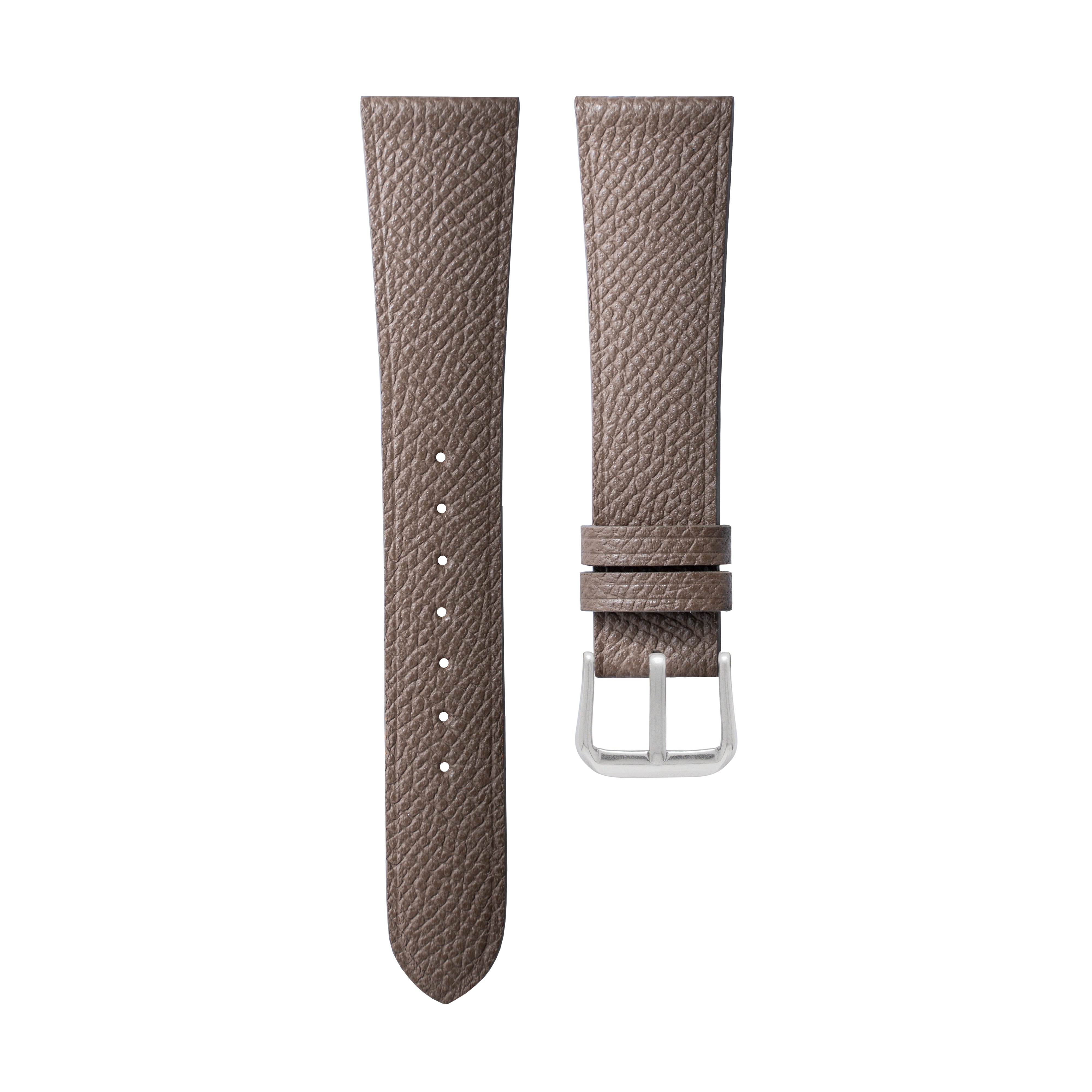 Elephant Grey Epsom Strap